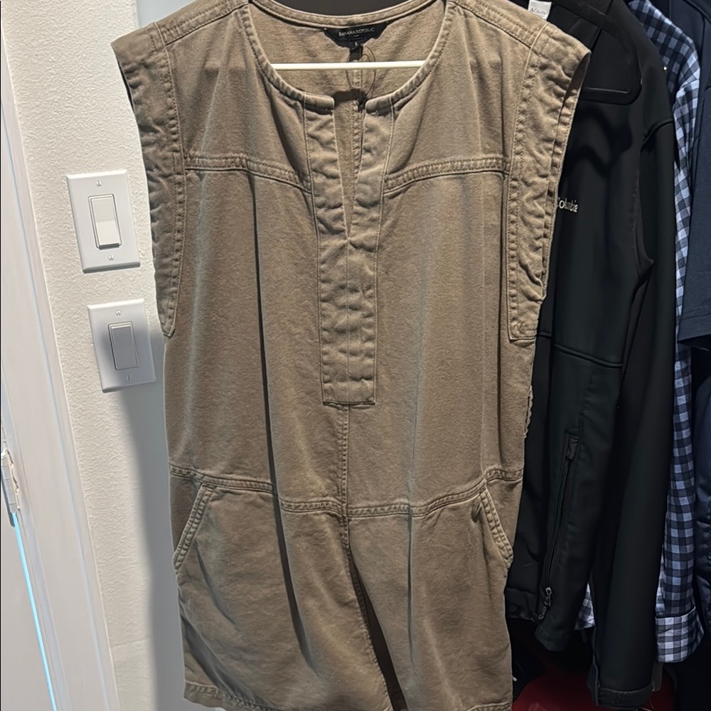 Express olive denim Sleeveless Dress